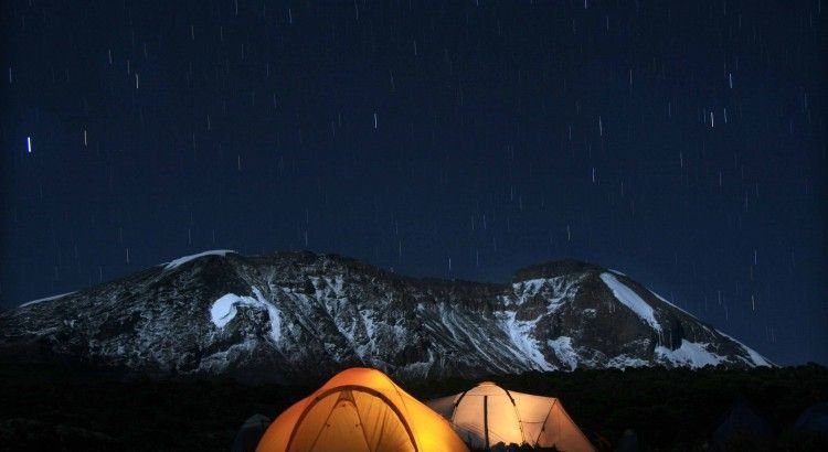 acampada en Kilimanjaro